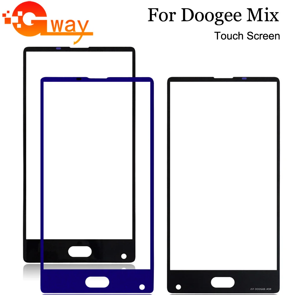 100% протестированная стеклянная панель для Doogee Mix передняя внешняя линза только