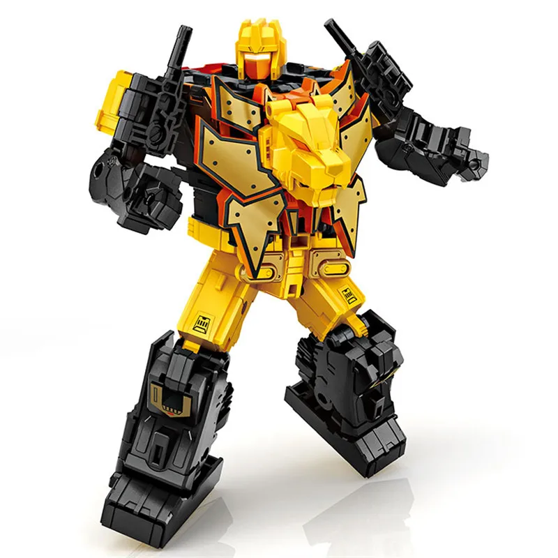 WJ 8062E Wei jiang новейшие 5 в 1 45 см Predaking игрушки мальчик аниме трансформация фигурка фильм ко G1 динозавр Робот Модель подарок игрушка для малыша - Цвет: WJ 8062E