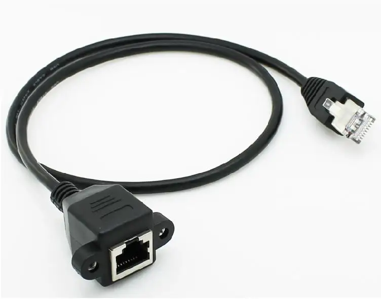 

2m 6.5'ft RJ45 Network Ethernet Patch Cable Male to Female M-F Extension Cat6
