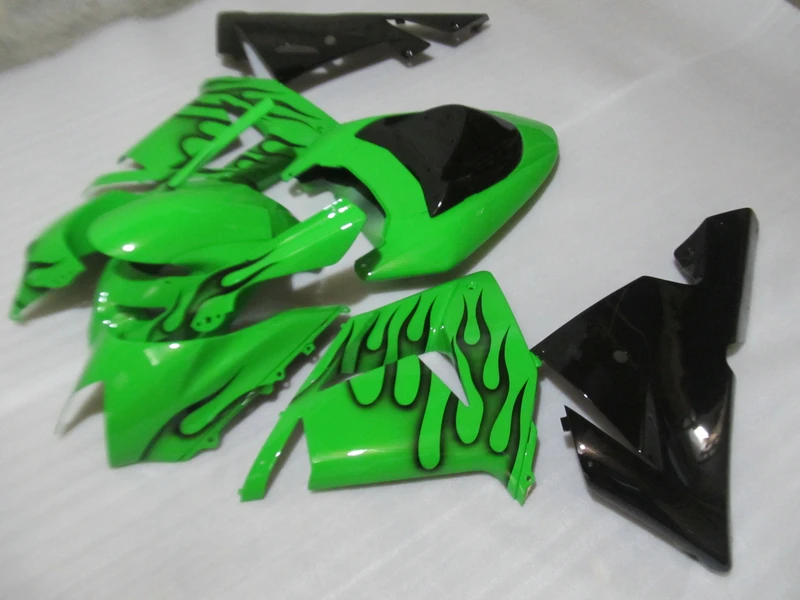 Комплекты обтекателей с рисунком на заказ для Kawasaki ZX10R 2004 2005 NINJA ZX 10R 04 05 черное
