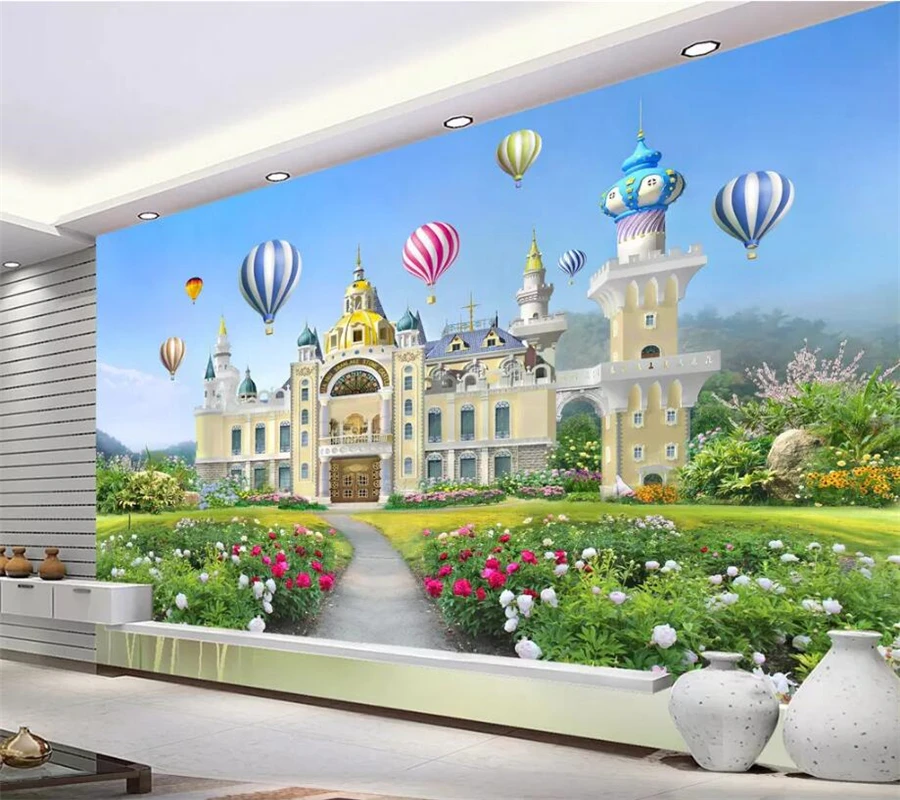 3d фотообои beibehang на заказ фрески красивая девочка маленькая принцесса