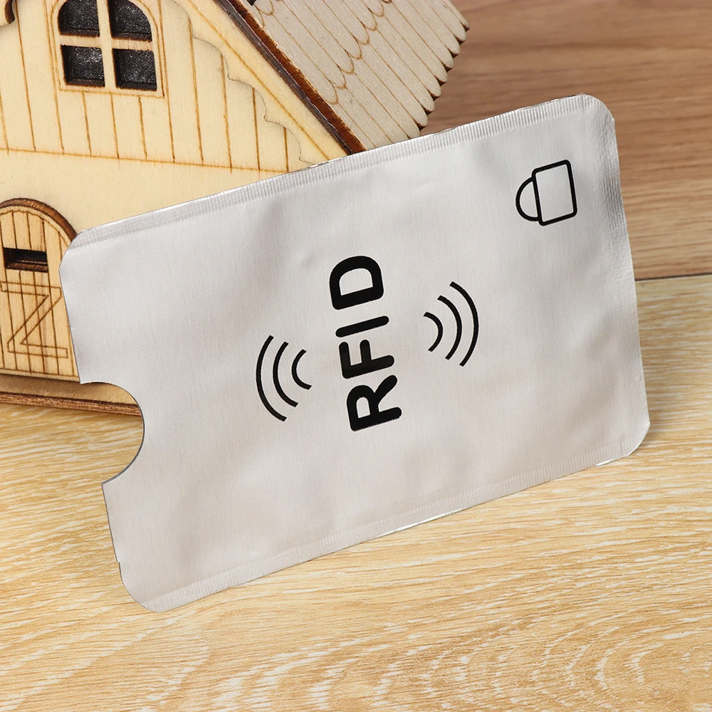 5 шт./упак. Анти-Вор для кредитной карточки RFID ID банковской карты держатель для карт протектор Блокировка Чехол алюминиевый банковских карт из искусственной кожи