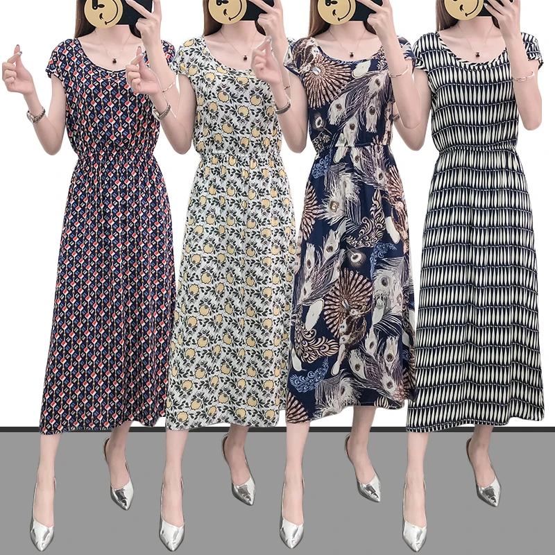 Женские платья 2019 офисное женское платье-рубашка с коротким рукавом в полоску