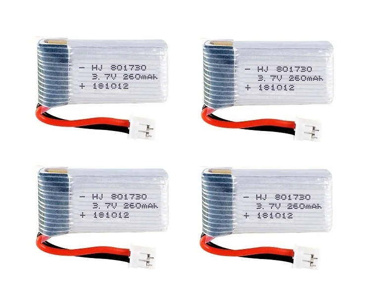 H36 батарея 3 7 V 260mAh для E010 E010C E011 E012 E013 F36 R/C Quadcopter Запчасти Lipo и зарядное