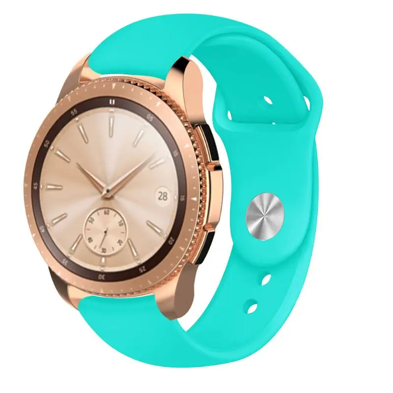 Силиконовый ремешок для часов Замена для samsung Active R500/samsung Galaxy Watch R810 42 мм/samsung gear Sport R600/samsung R720
