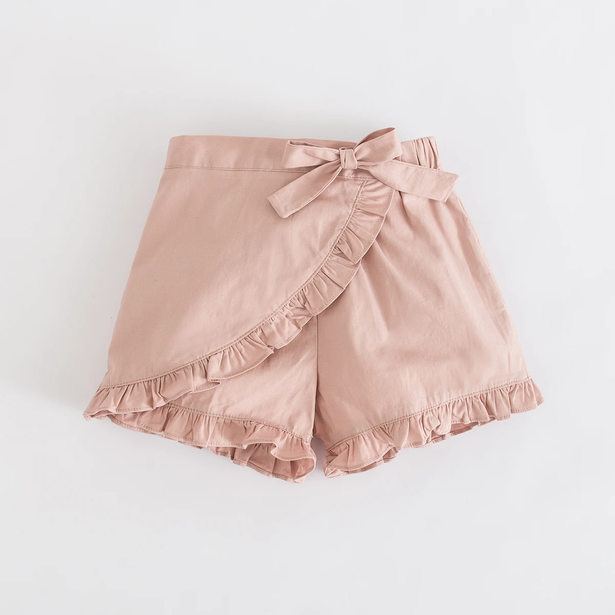pink shorts pants С цветочным принтом для девочек Хлопковая блузка милые повседневные для маленьких девочек летняя рубашка для От 2 до 8 лет детей Костюмы качество цветок детская рубашка - Цвет: pink shorts pants