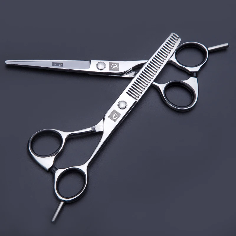 6.0 inch Hairdressing Scissors Professional Hair Barber Shears Cutting High Quality Tijeras | Красота и здоровье