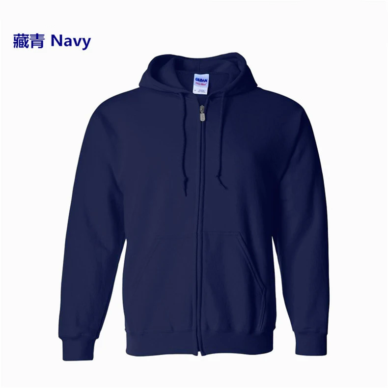 Флисовая осенне-Весенняя Мужская и Женская толстовка на молнии с логотипом заказ