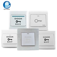fireproof plastic abs door exit button release emergency push switch for door entry access control system for all electric locks
