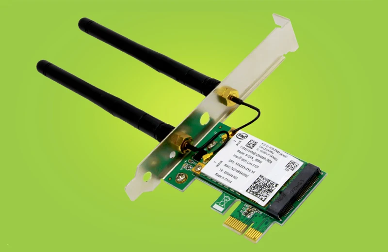 300 м двухдиапазонный WiFi беспроводной PCIe x1 адаптер для настольного ПК карты 5100