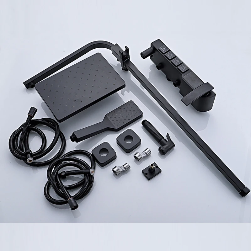 Смеситель для душа senфитнес-центр цифровой черный | Обустройство дома