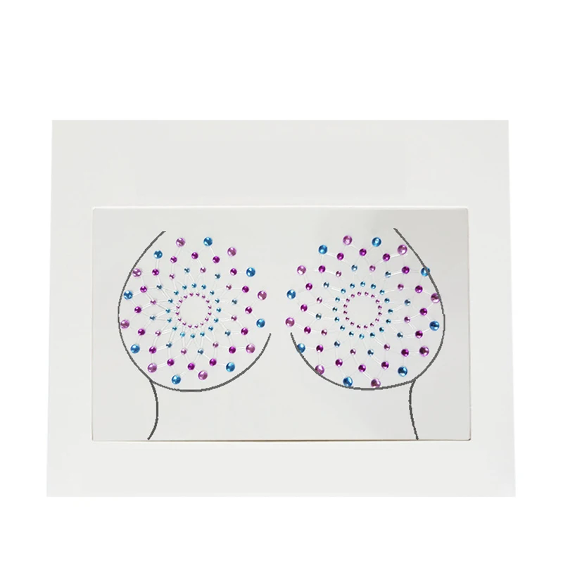 1 шт. акриловая смола дрель наклейка ручная работа синяя геометрия украшение для