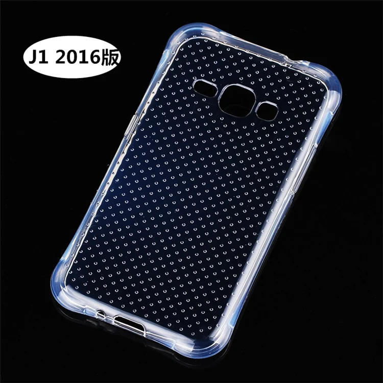 Air Sac противоударный Прозрачный чехол для Samsung Galaxy J1 J120 2016 Arc дизайн Полная защита
