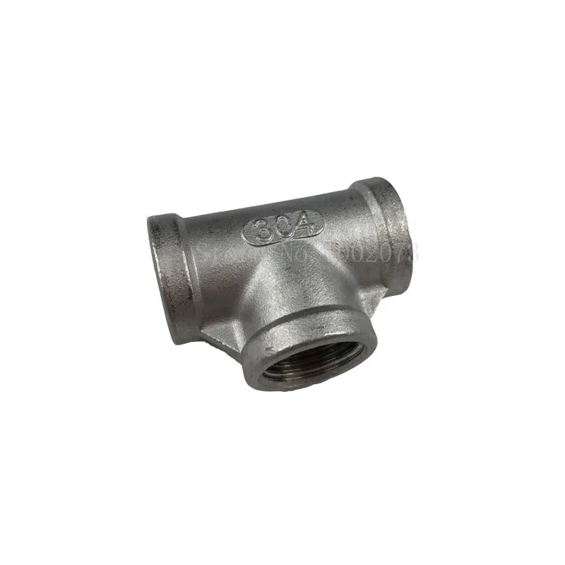

1/2" Female BSP Tee 3 way Threaded Pipe Fittings Stainless Steel 304 , Beer Brewing Hardware, Hombrew Pump fitting