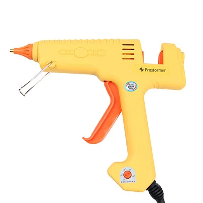 glue gun only PROSTORMER клеевой пистолет с регулируемой температурой 300 Вт, горячий клеевой пистолет, быстро плавящиеся клеевые палочки 11 мм, медная насадка, мини инструмент для ремонта - Цвет: glue gun only