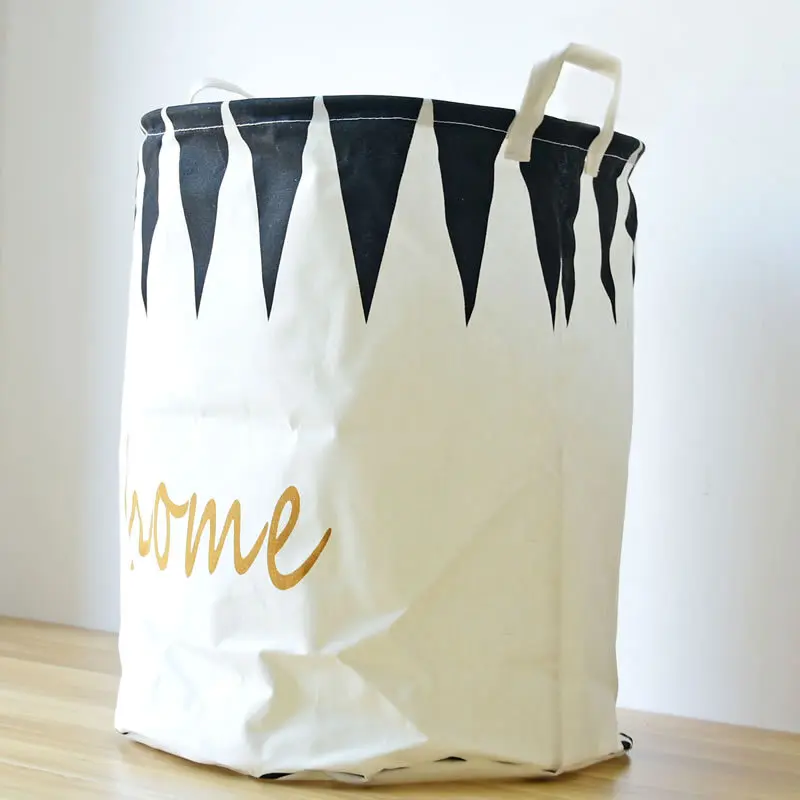 Органайзер для игрушек и одежды с геометрическим узором маленьких детей корзина