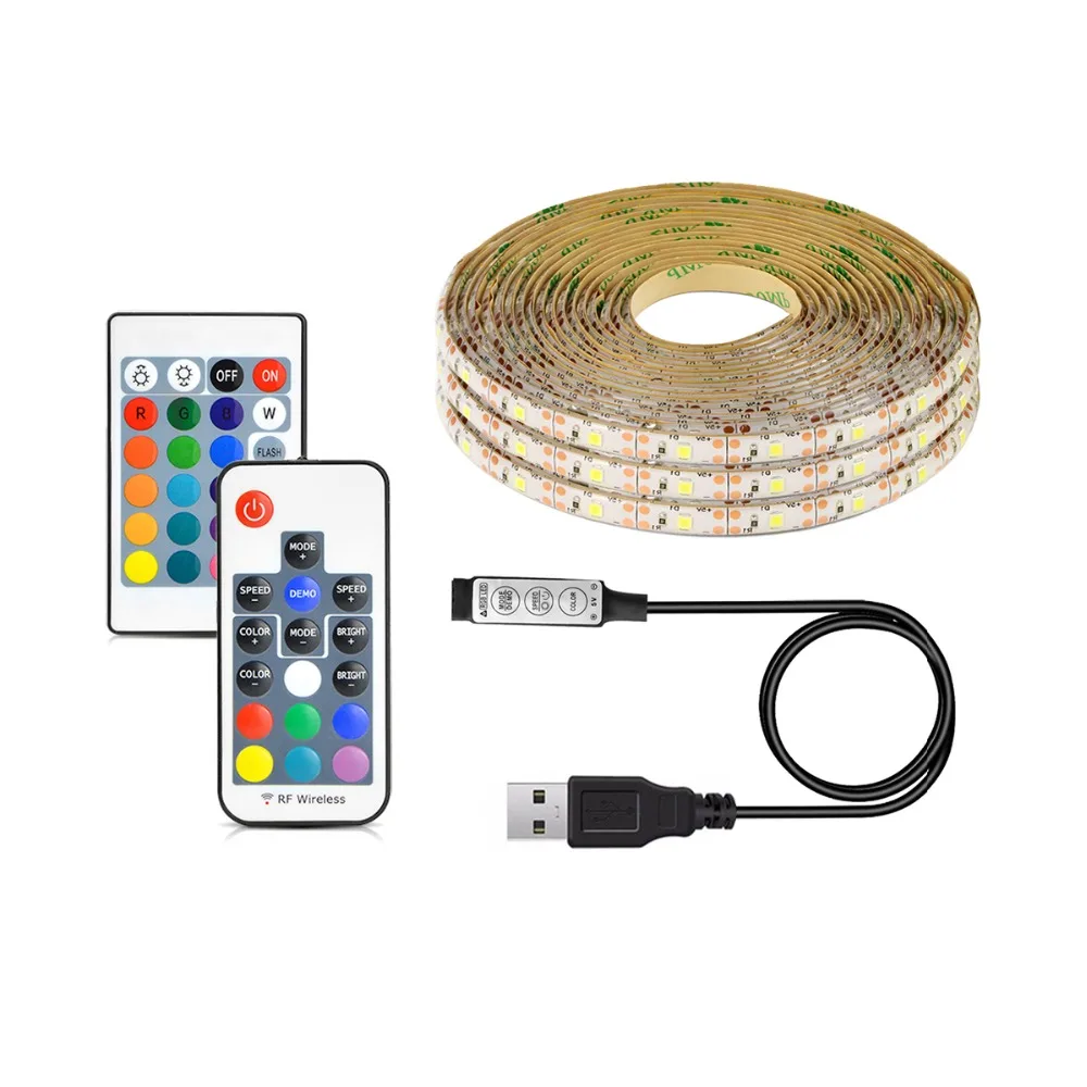 Водонепроницаемая светодиодная лампа RGB для чтения книг с питанием от USB IP65 5 в