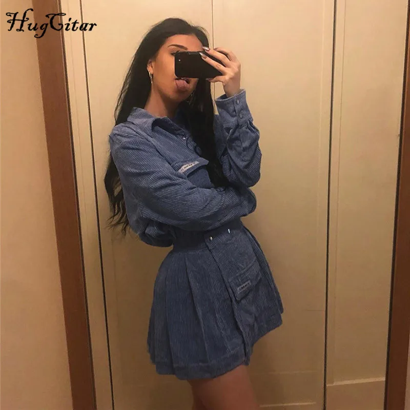 Женская блузка с вышивкой Hugcitar уличная верхняя одежда длинным рукавом Осень зима