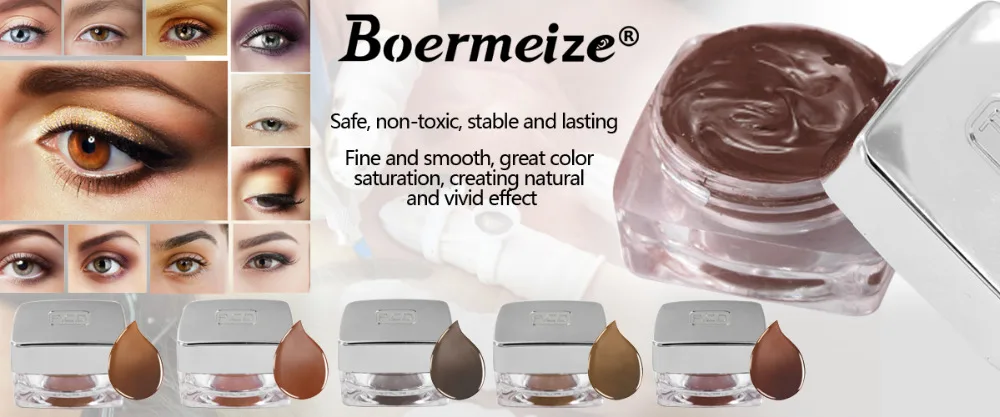 Набор для татуажа пигментные чернила ручная ручка для бровей Перманентный макияж одноразовые микроблейдинг иглы практика кожи набор чернил для начинающих