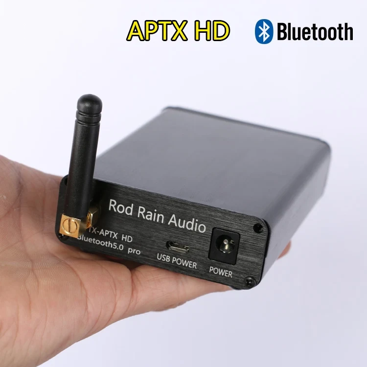 Без потерь HIFI CSR8675 APTX HD Bluetooth 5,0 беспроводной приемник адаптер PCM5102A ies DAC декодирование 24BIT TWS 3,5 м RCA выход