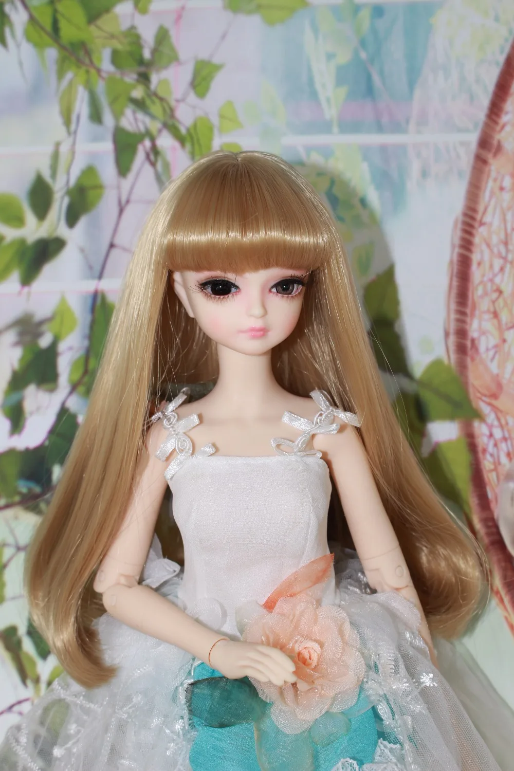 Фея мечты только для 1/4 bjd 45 см кукла белый цветок платье леггинсы чулки костюм