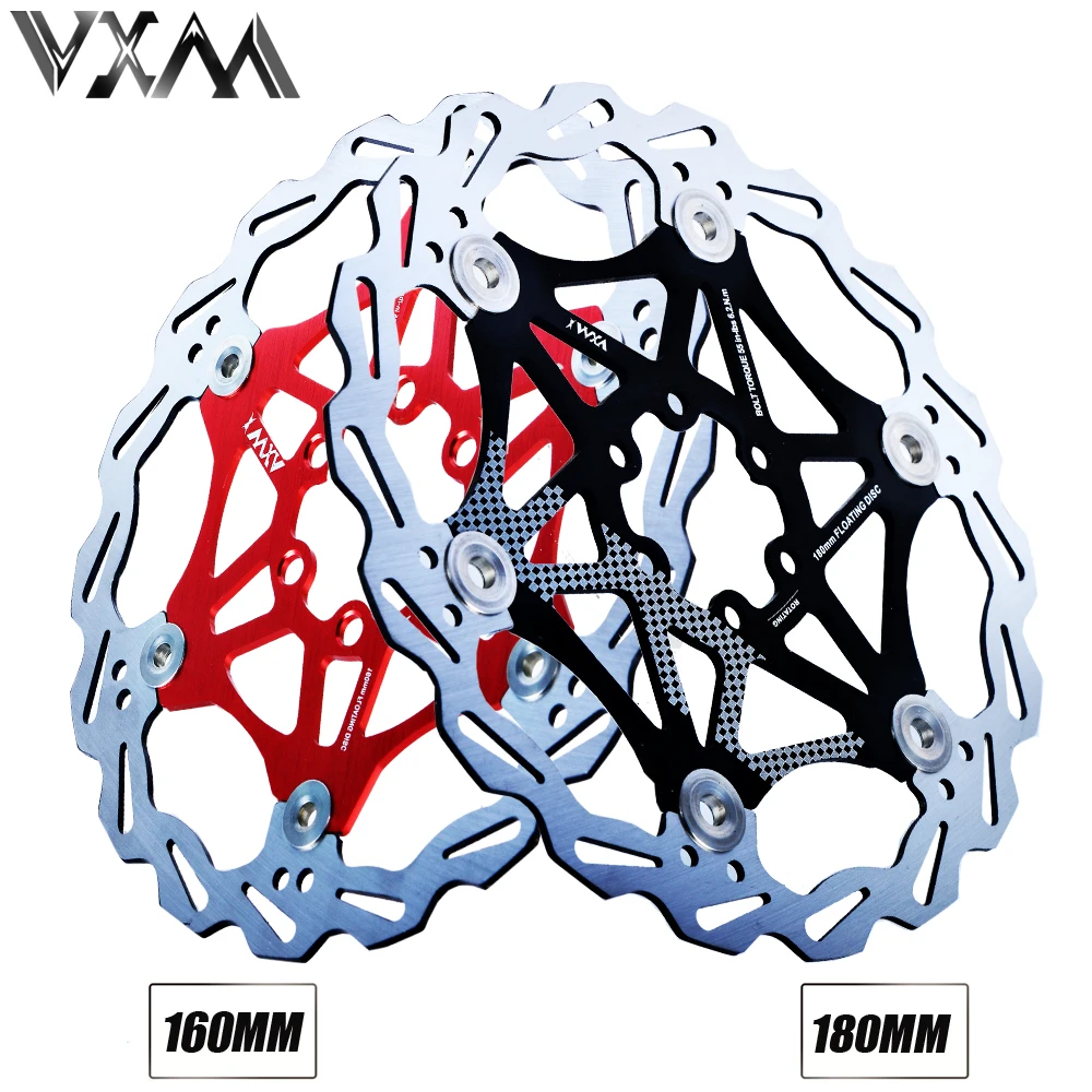 

VXM Bicycle MTB DH Brake Float Floating Disc Rotors r 160mm/180mm for MTB Hydraulic Dics brake Pad Bicycle Parts