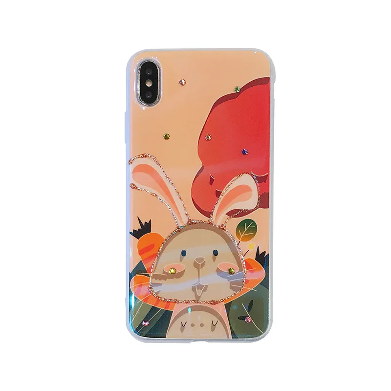 Мягкие силиконовые чехлы для пар Iphone XR X XS Max 6 6S 7 8 Plus милые яркие цвета мягкий