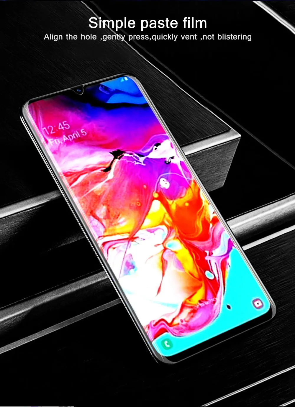 Hacrin стекло для samsung Galaxy A40 Закаленное стекло протектор экрана 9H защитное Переднее стекло для samsung A40 A 40