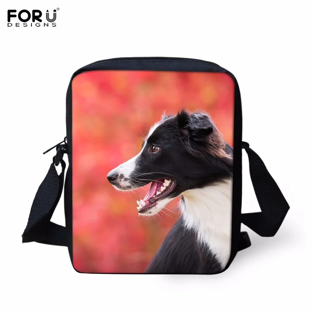 FORUDESIGN модные детские школьные ранцы через плечо 3D с собаками-yhounds для книг