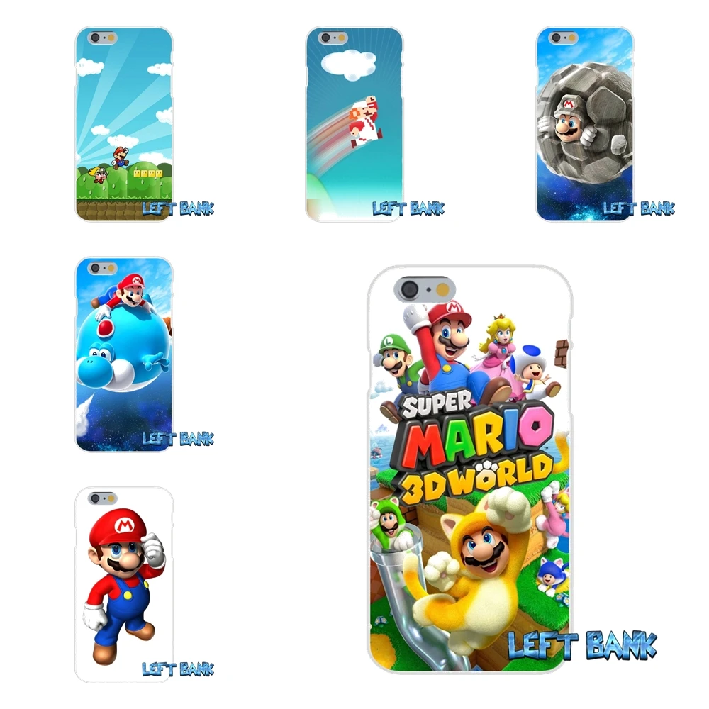 Для Samsung Galaxy A3 A5 A7 J1 J2 J3 J5 J7 2015 2016 2017 Super Mario Bros Мягкий силиконовый