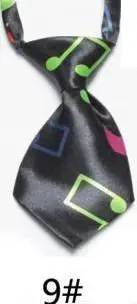 09 Модный галстук с принтом для мальчиков; Детский галстук; маленький галстук - Цвет: 09
