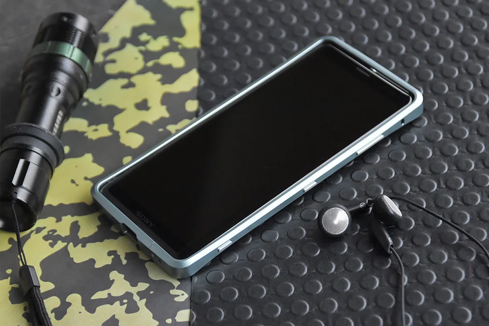 green DEVILCASE для SONY XZ3 6,0 дюймов дисплей Мобильный телефон бампер рамка Чехлы алюминиевый сплав металлический мобильный телефон кожа для Xperia XZ3 - Цвет: green