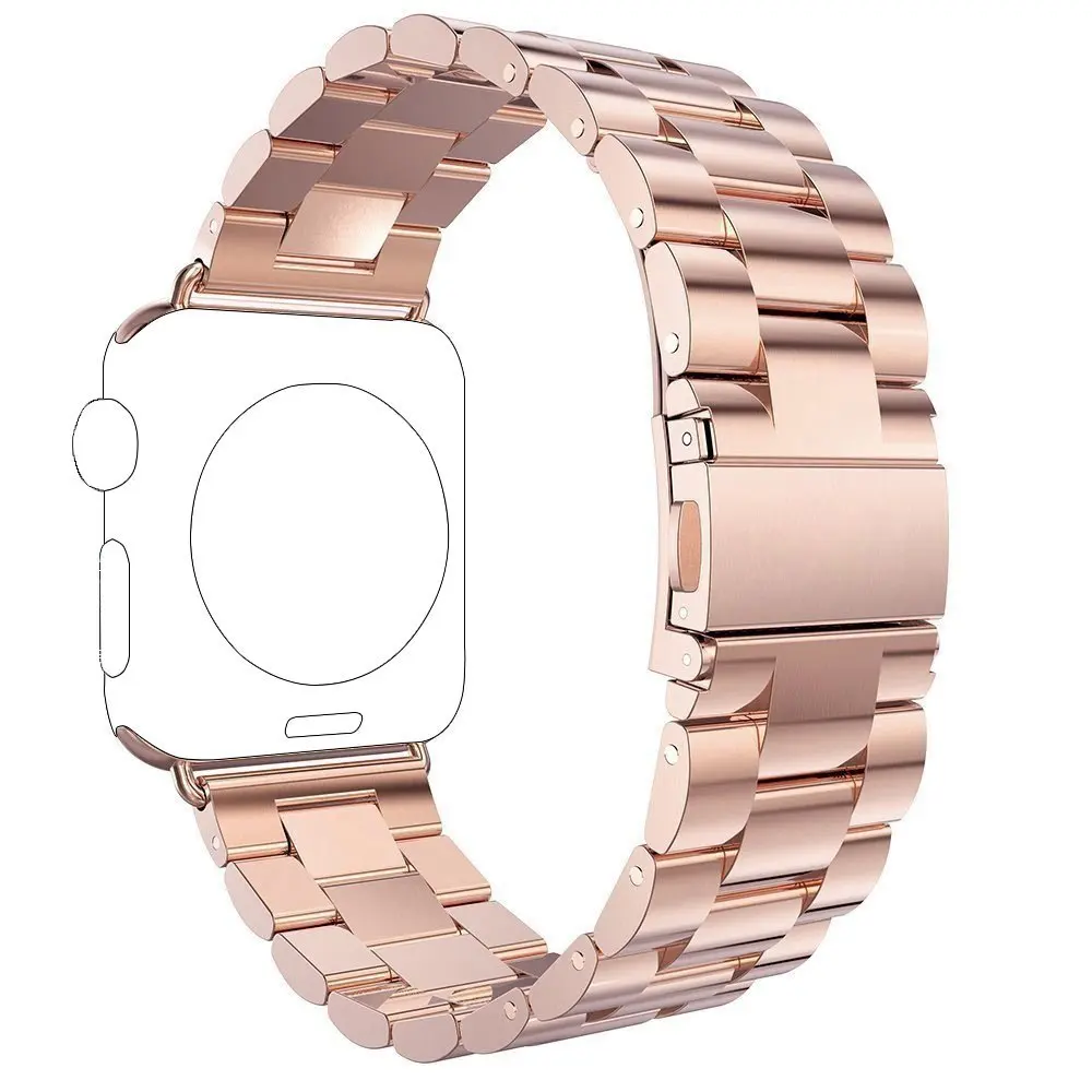 Браслет Joyozy из нержавеющей стали ремешок для iwatch серии 4 5 3 2 1 сменный ремешок для Apple Watch 38 мм 42 мм 40 мм 44 мм