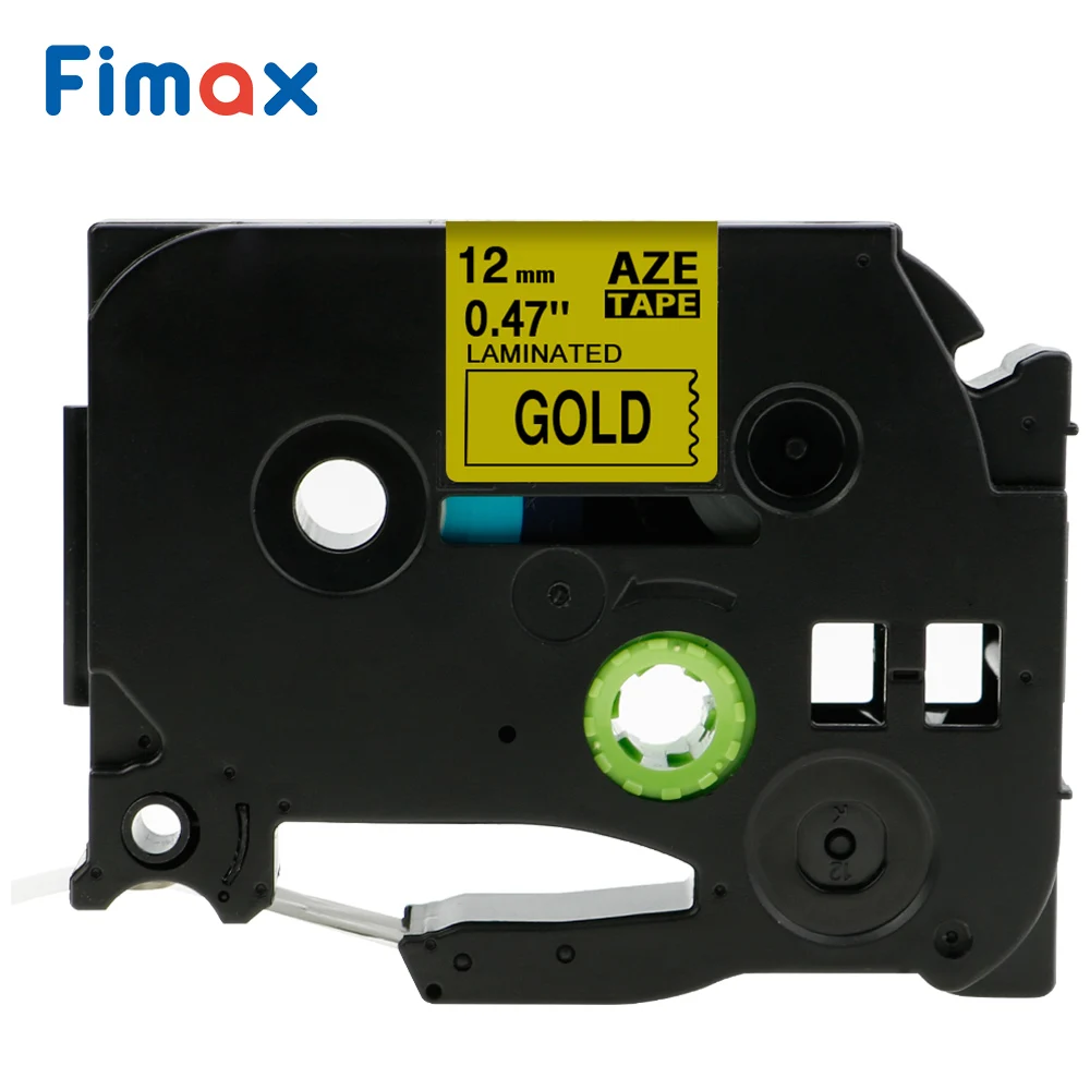 Fimax 2 упаковки TZe831 Совместимость для Brother P-touch лейбл лента TZe-831 TZ-831 черный на