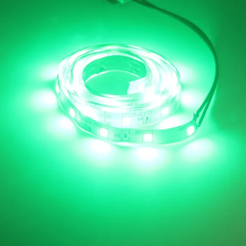 Зеленый 5m rgb Водонепроницаемый светодиодный полосы neon светильник 2835SMD светодиодный неоновый rgb гибкая светильник ленты адаптер 12 В - Испускаемый цвет: Зеленый