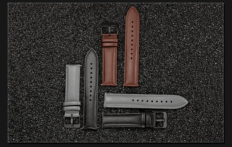 20 мм ремешок для часов из натуральной кожи для samsung gear Sport gear S2 классический наручный ремень для часов huawei 2 Ремешки для наручных часов браслет