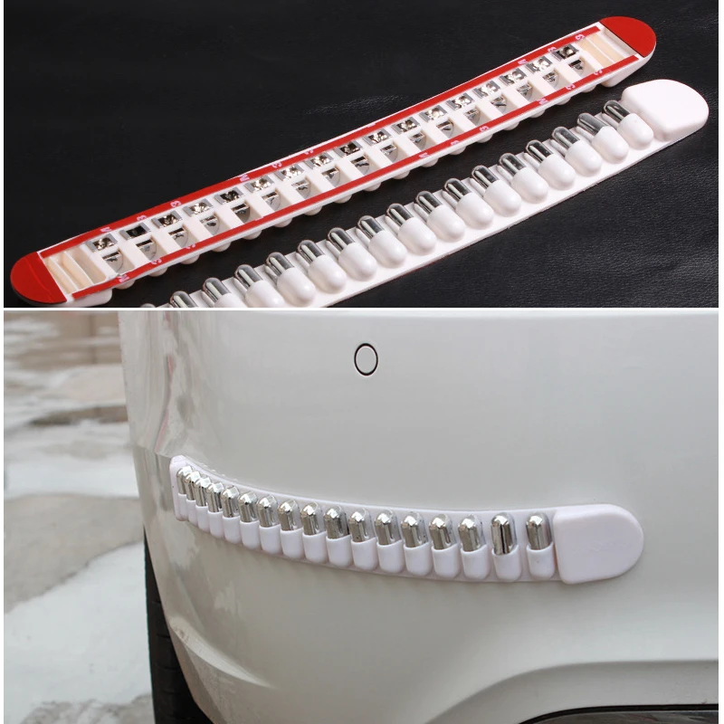 

4 PCS Car Stickers Bullet Anti-collision Car Body Protector Scratching- proof Car Styling Exterior Accessory Refitting Black G
