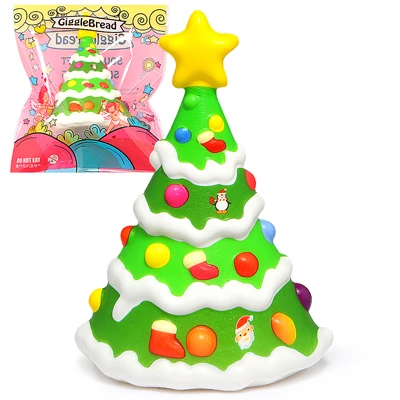 Christmas Tree Рождество мягкими милые медленно расправляющиеся мягкие игрушки крем Ароматические снятие стресса игрушка детский подарок - Цвет: Christmas Tree