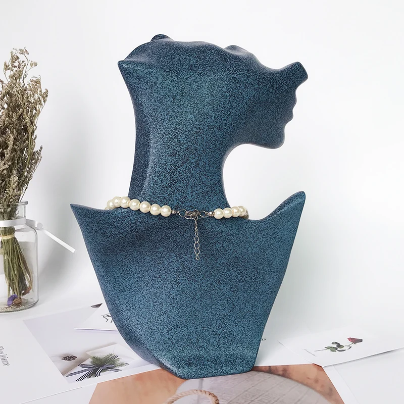 Высококачественная полимерная Женская портретная модель подставка для сережек