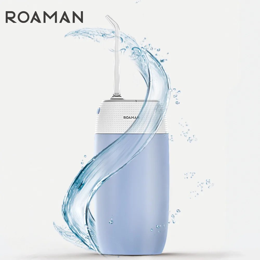 ROAMAN MINI1 полости рта Iirrigator USB Перезаряжаемые Портативный зубная водная струя зубная нить 120 мл резервуар для воды Водонепроницаемый чище зубы Уход за полостью рта