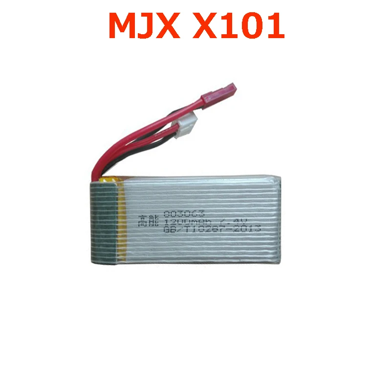 MJX X101 Battery 7.4v 1200mah Battery For MJX X101 Rc Quadcopter Spare part Original MJX product