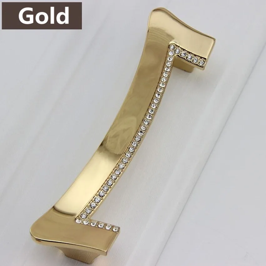 Ручка для шкафа с кристаллами k9 128 мм|dresser door handles|furniture handlepull knob |