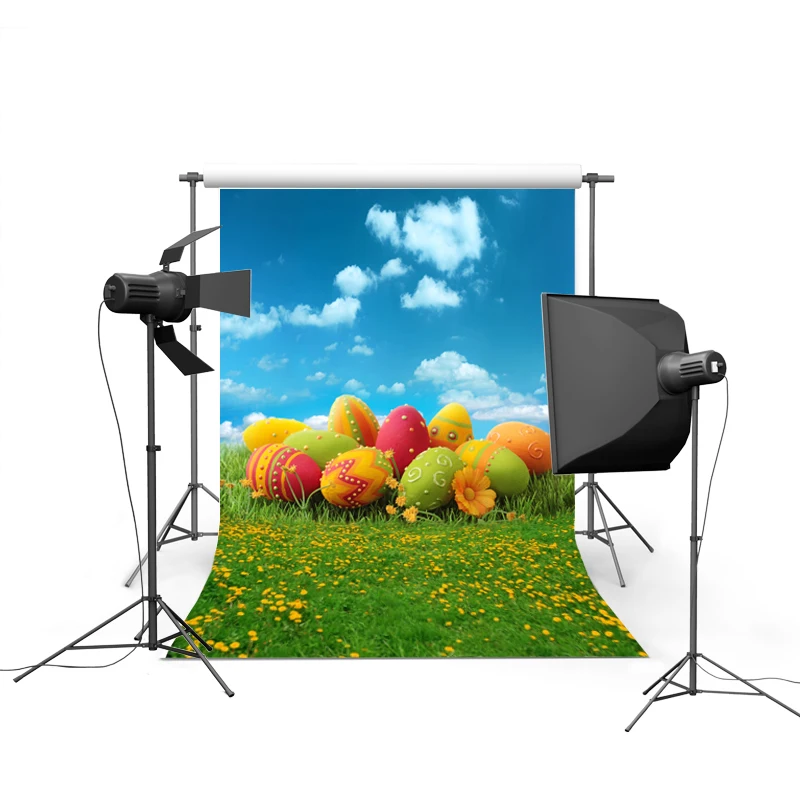 Весенний Цветущий фон для фотосъемки пасхальное яйцо детей аксессуары