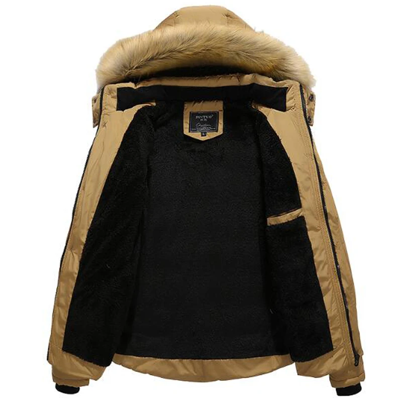 Mkass фирменный Новая модная зимняя куртка Для мужчин 2018 Новинка парка пальто вниз