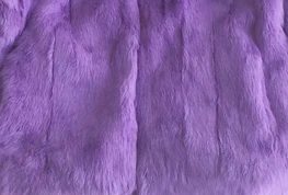 Purple Роскошная кнопка в виде бриллианта, украшенное пальто из натурального кроличьего меха для женщин, бренд, высокое качество, натуральный мех, верхняя одежда, тренды wsr235 - Цвет: Purple
