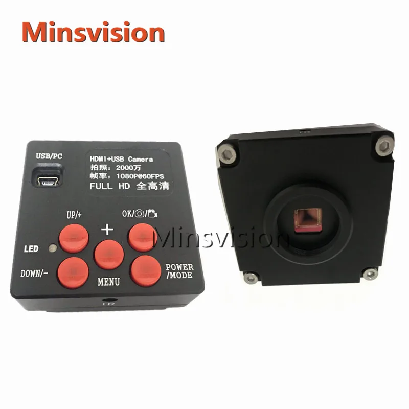 HDMI цифровой промышленный микроскоп камера 20MP 1/3 &quot60F/S видео C-MOUNT объектив |