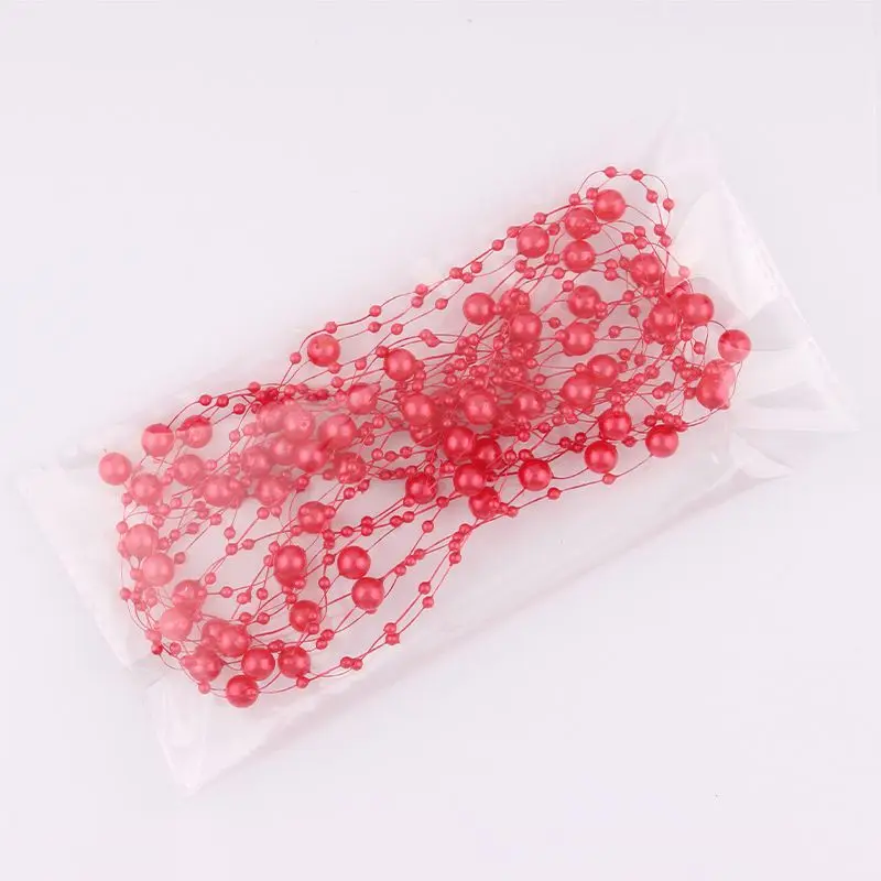 5 метров 4 шт./лот 17 цветов леска искусственные жемчужные бусины из АБС пластика