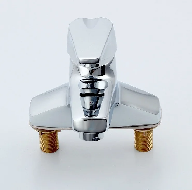 Бесплатная доставка керамический кран с двойным отверстием и хромированной