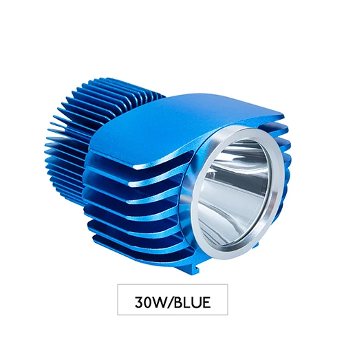 30W blue AmmToo Led Авто Мото rcycle головной светильник Точечный светильник противотуманный светильник с чипом CREE 10 Вт 15 Вт 20 Вт 30 Вт Авто Мото укладки велосипед UTV 6500 К 12 В 24 В - Цвет: 30W blue
