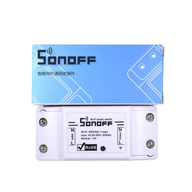 ITEAD Sonoff беспроводной Wifi переключатель универсальный модуль автоматизации умного дома таймер Diy Wifi Пульт дистанционного управления через iOS Android Alexa